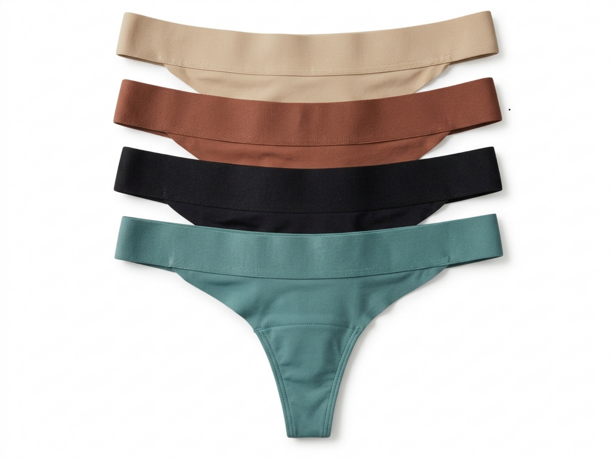 Tanga Invisible de Tiro Bajo con Acabado Frontal Discreto